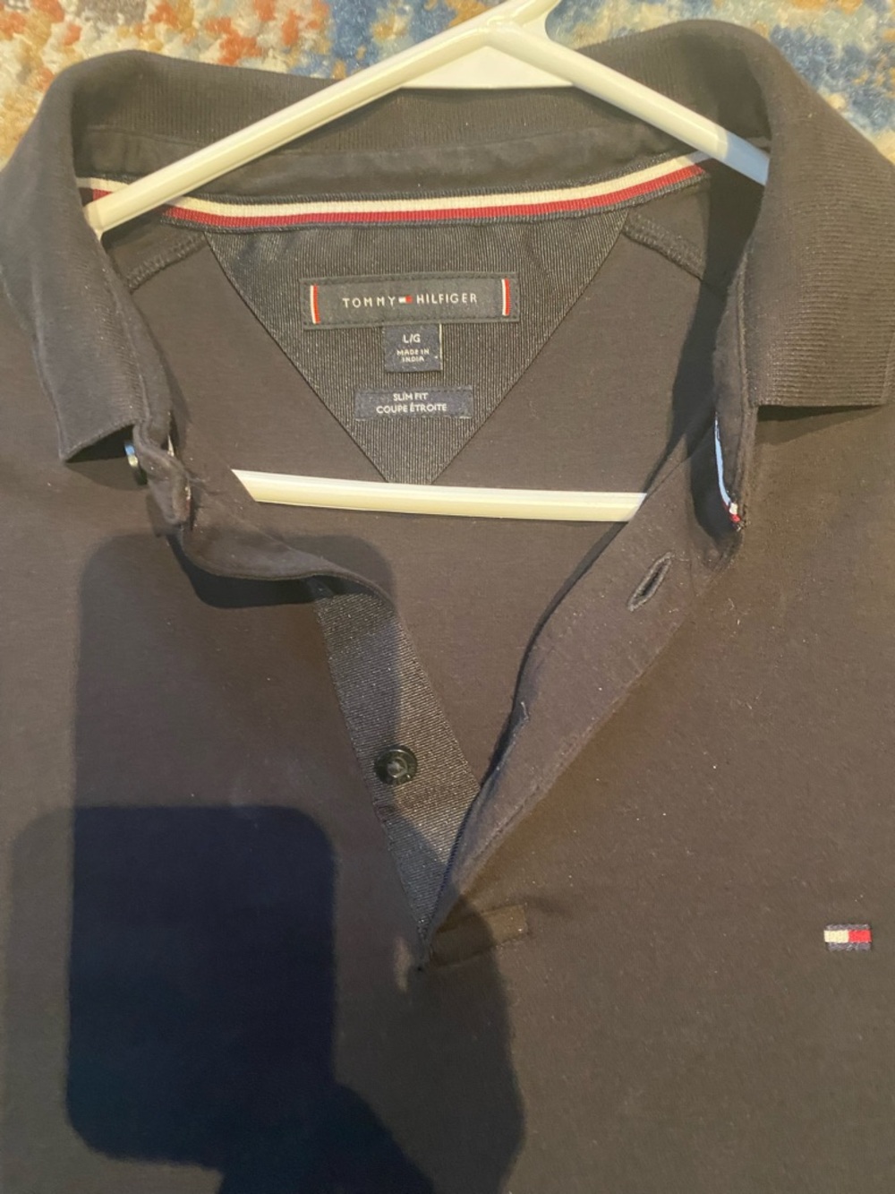 Tommy Hilfiger Men’s Black Polo - Picture 4 of 5
